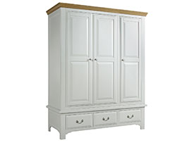 Furniture Mill Eden 3 Door Wardrobe
